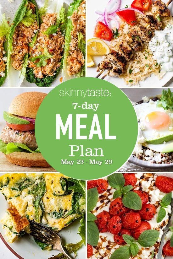 7 Day Healthy Meal Plan (May 23-29)